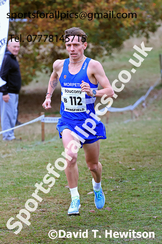 Senior Mens 2024 National Cross Country Relays, Berry Hill Park, Mansfield.   Photo: David T. Hewitson/Sports for All Pics